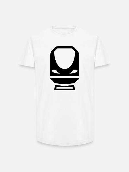 Railway Railwayman Cheminot Train Eisenbahn - Long Fit Men's T-Shirt - white