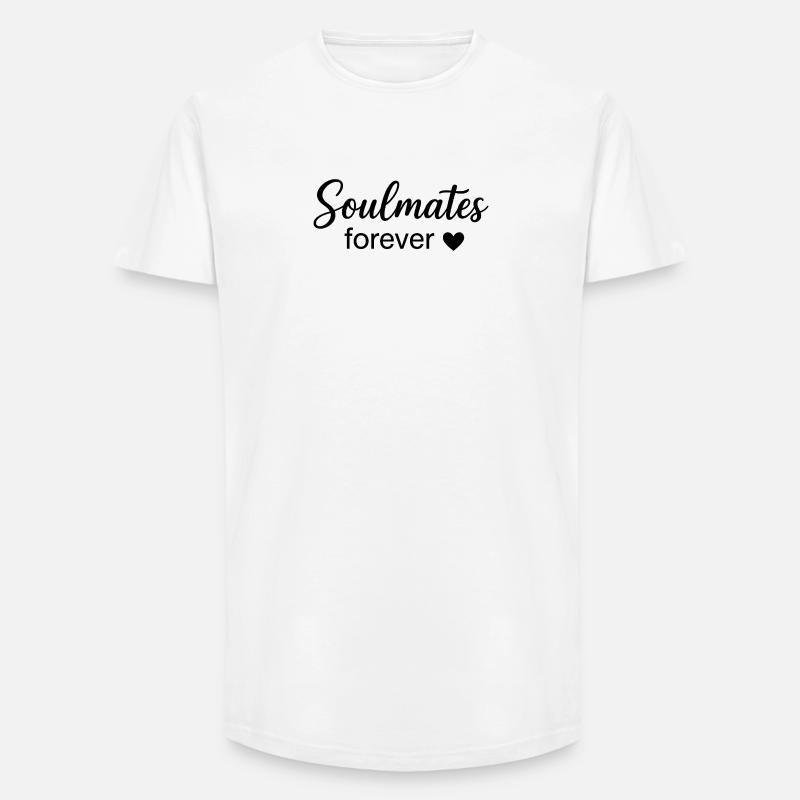 Eternal Souls Boho Scripture Design - Long Fit Men's T-Shirt - white