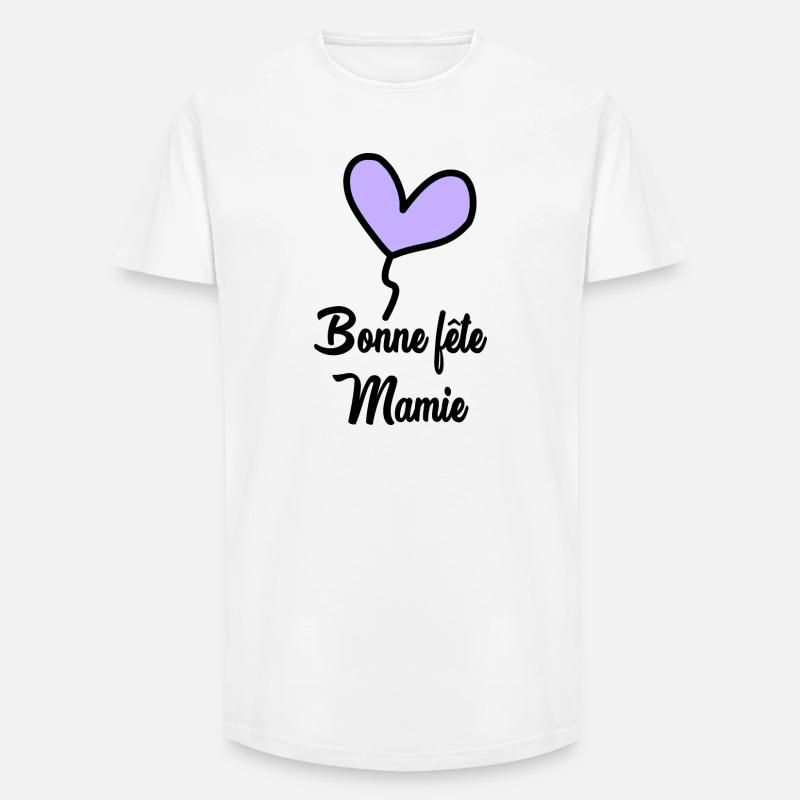 OMA. MUTTERTAG - Long Fit Männer T-Shirt - Weiß