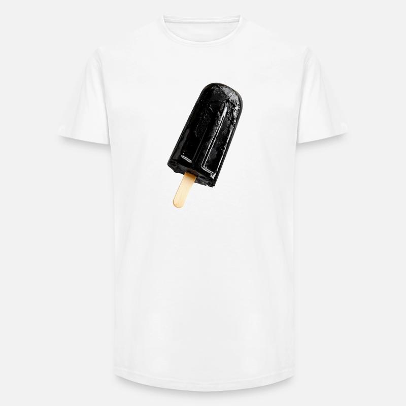 Eis am Stil schwarz - Long Fit Männer T-Shirt - Weiß