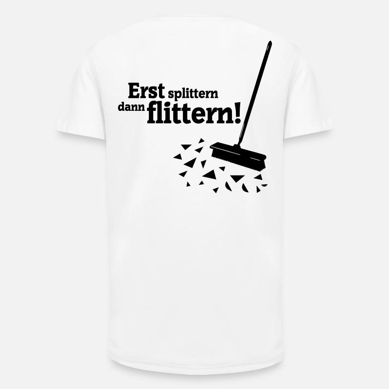 Polterabend - Long Fit Männer T-Shirt - Weiß