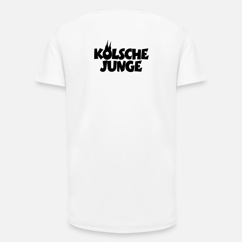 Kölsche Junge - Kölner Jungs aus Köln - Long Fit Männer T-Shirt - Weiß