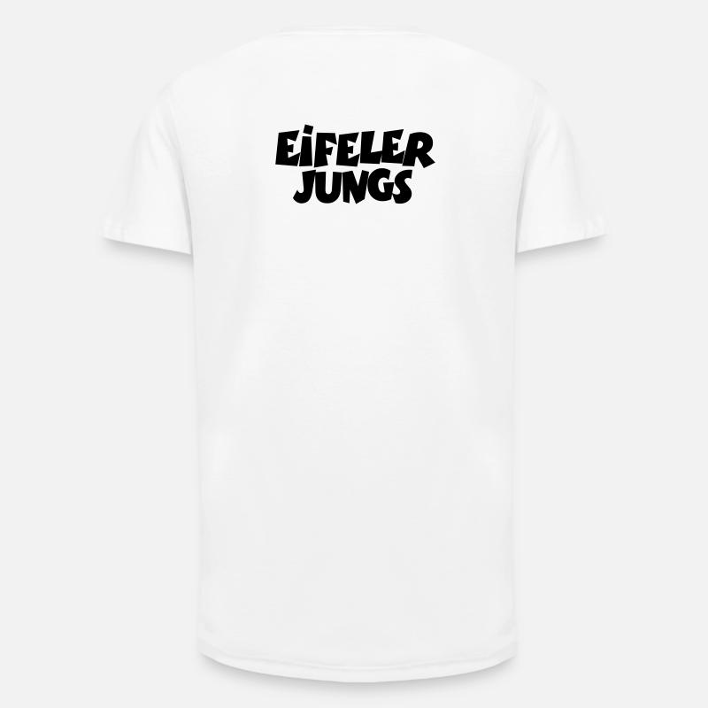 Eifeler Jungs aus der Eifel - Long Fit Männer T-Shirt - Weiß
