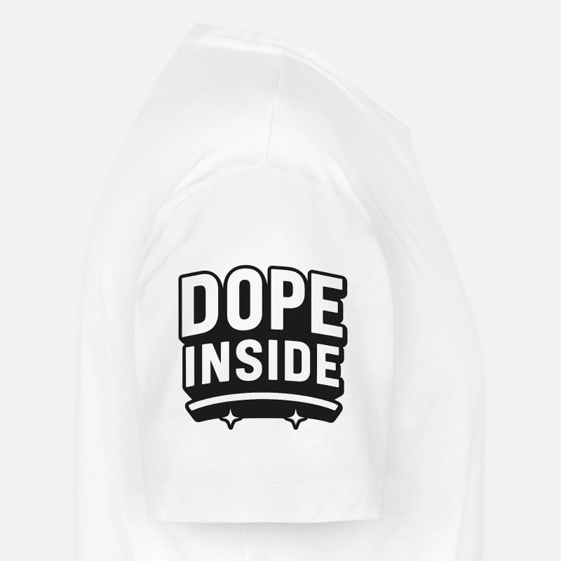 Lustiges Design D*pe inside Long Fit Männer T-Shirt
