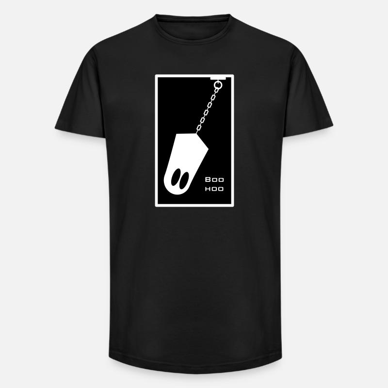 Geist in der Kette - Long Fit Männer T-Shirt - Schwarz