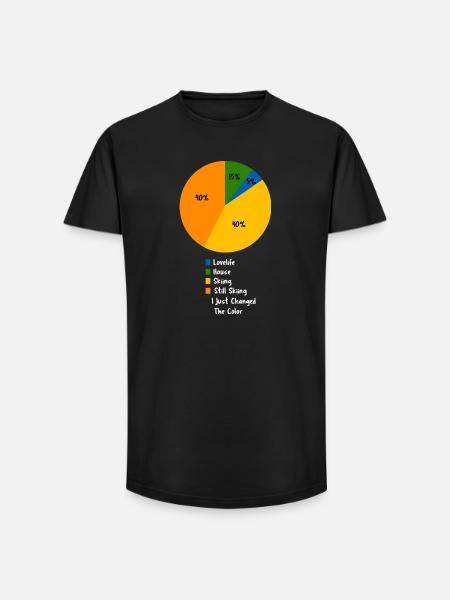 Retro Bergski Wintersportarten - Long Fit Männer T-Shirt - Schwarz