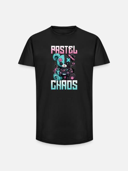 Pastel Goth Soft Goth Gaming Gamer - Long Fit Men's T-Shirt - black