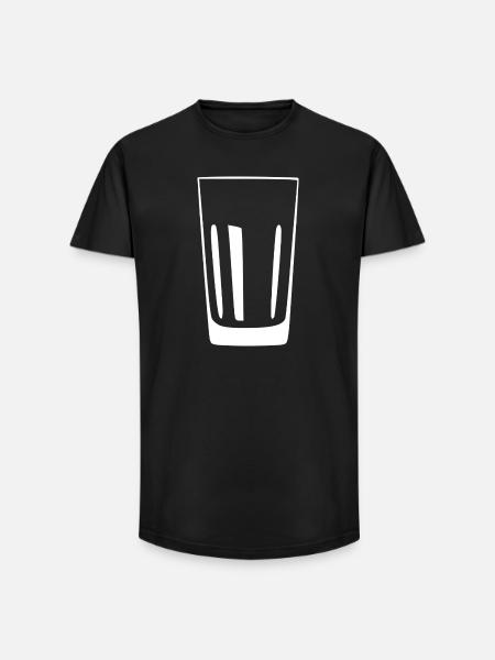 Longdrinks Glas Gastronomie Geschenk - Long Fit Männer T-Shirt - Schwarz
