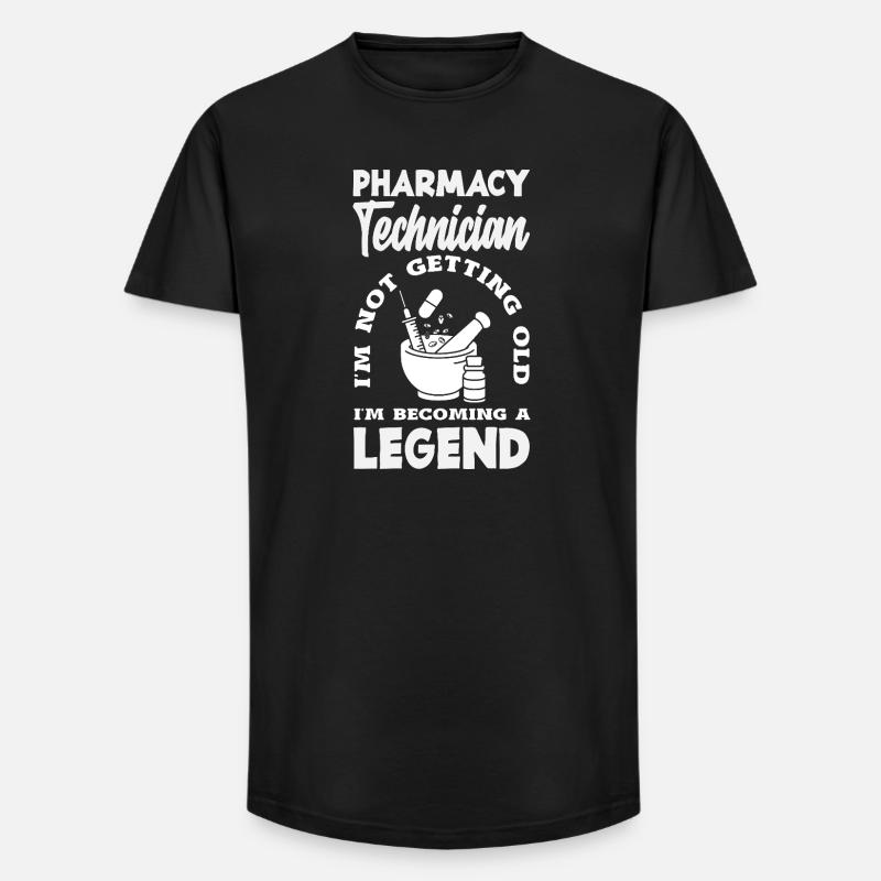 Apotheker Pharmazeutisch-technischer - Long Fit Männer T-Shirt - Schwarz
