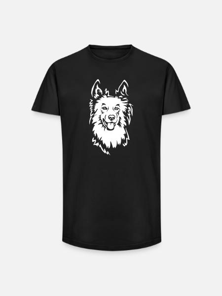 Harzer Fuchs Head "Black Edition" - Long Fit Men's T-Shirt - black