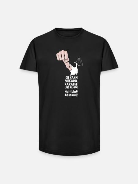 Karate, Kung Fuh - Long Fit Männer T-Shirt - Schwarz