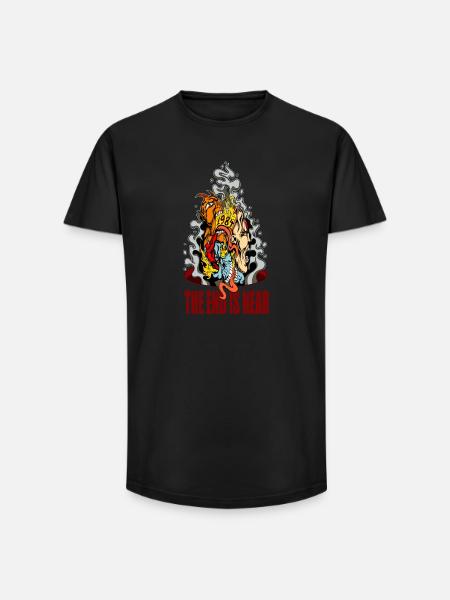 La fin est proche - T-shirt coupe longue homme - noir