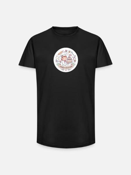 Hobby-Bäckerin Kuchenzauber - Long Fit Männer T-Shirt - Schwarz