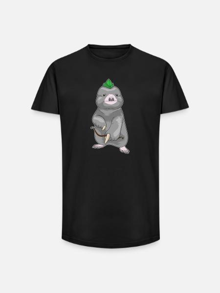 Mole Archer Bow - Long Fit Men's T-Shirt - black