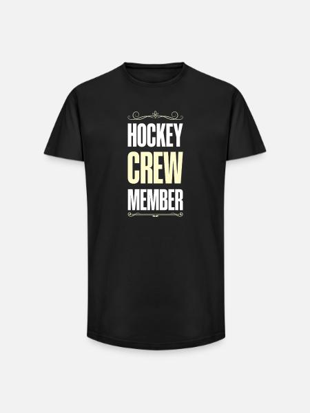 Hockey Crew - Long Fit Men's T-Shirt - black