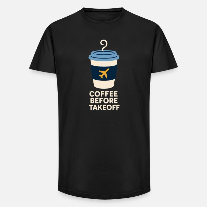 Flugbegleiter Kabinencrew Leben Luftfahrt - Long Fit Männer T-Shirt - Schwarz