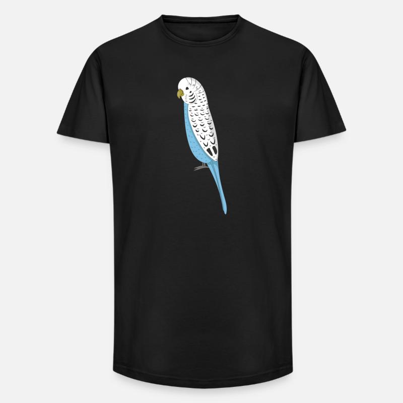 Perruque - T-shirt coupe longue homme - noir