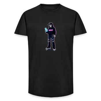 Sarkazzy Szkielet Hacker w streetwearowym swetrze