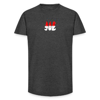 Santa – Christmas - Long Fit Men's T-Shirt - charcoal grey - Front - AI Model Male 185 light (185cm)