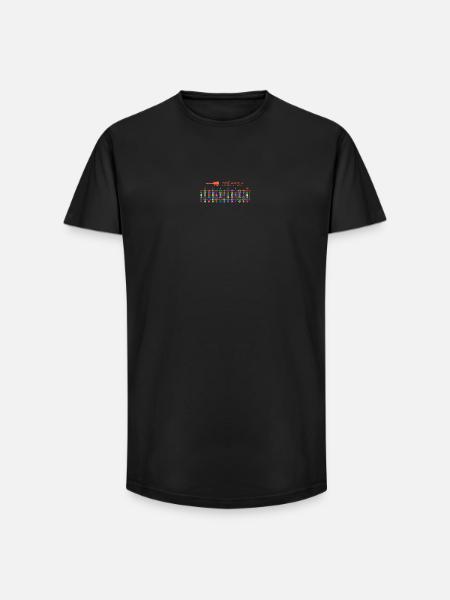 Guitar fretboard mirror - sounds - Long Fit Men's T-Shirt - black