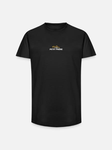 Cousin brother with vibrant patterns - Long Fit Men's T-Shirt - black