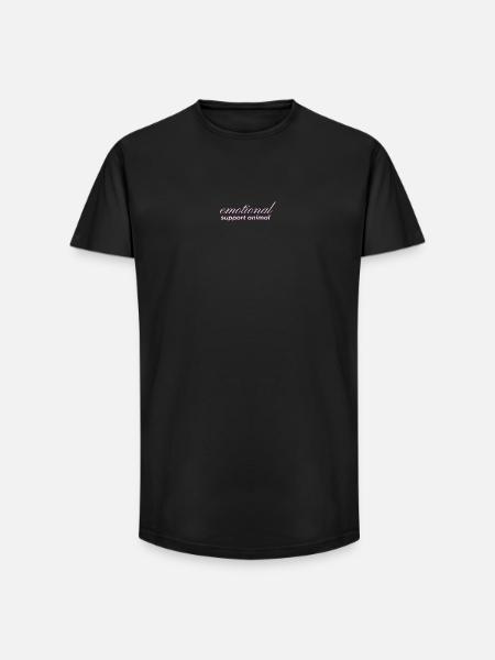 Emotional Support Animal - Long Fit Men's T-Shirt - black