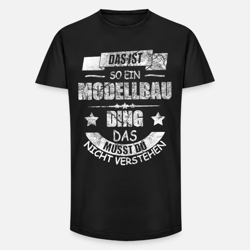 RC Modellbau massstab Modell Hobby - Long Fit Männer T-Shirt - Schwarz