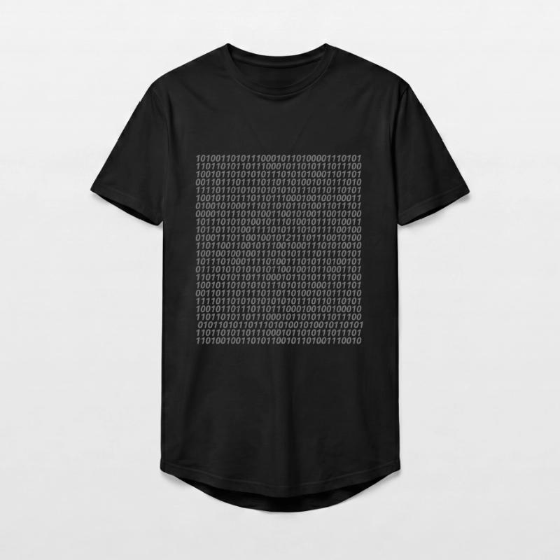 Binary code logo Long Fit Men's T-Shirt