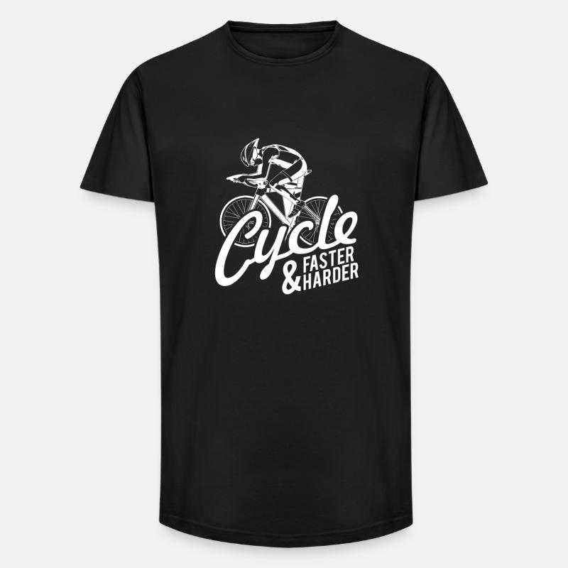 Cyclisme Cyclisme Cyclisme Cyclisme Cyclisme - T-shirt coupe longue homme - noir