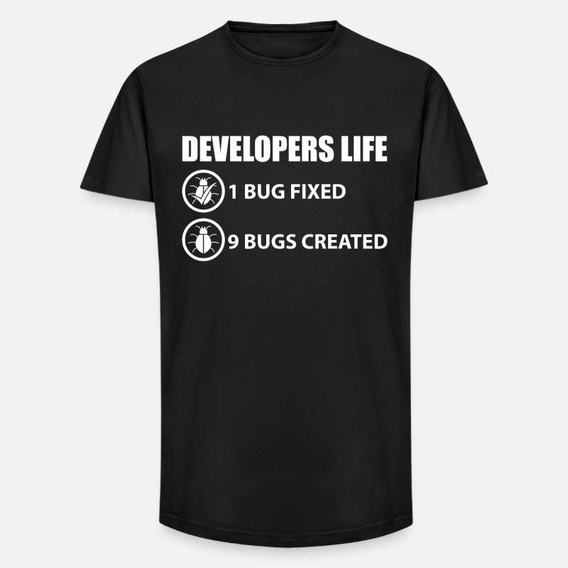 Programmierer Witz - Long Fit Männer T-Shirt - Schwarz