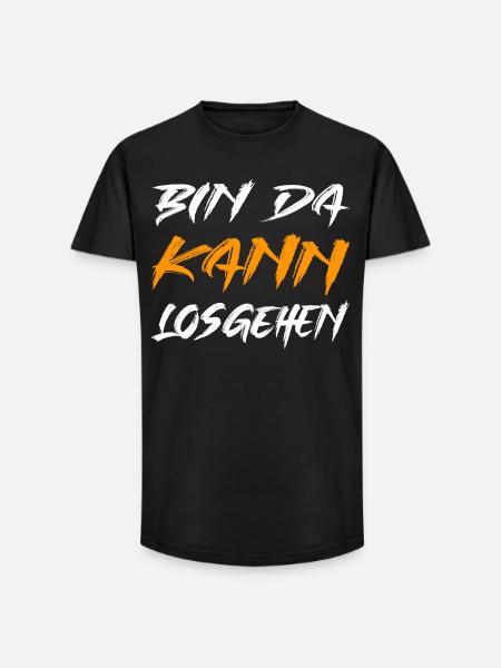 I'm ready to go - Long Fit Men's T-Shirt - black