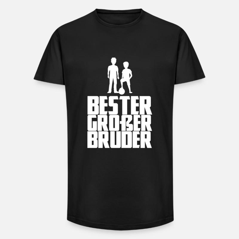 Bester großer Bruder - Long Fit Männer T-Shirt - Schwarz