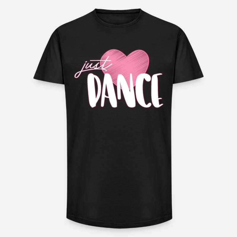 Dance - Long Fit Men's T-Shirt - black
