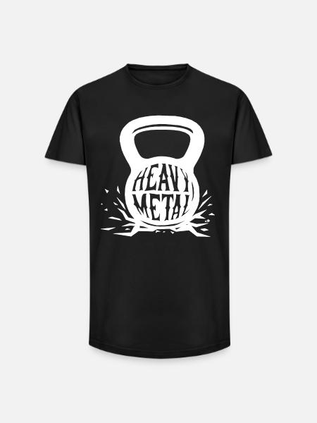 Heavy metal - Long Fit Men's T-Shirt - black