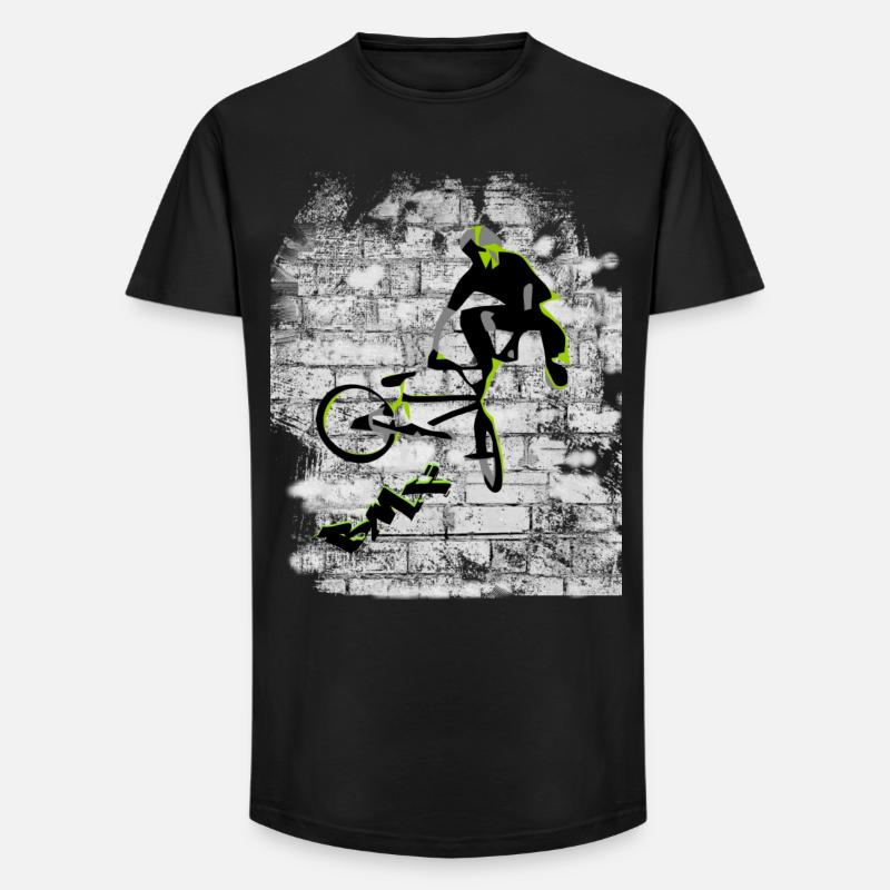 BMX - Long Fit Männer T-Shirt - Schwarz