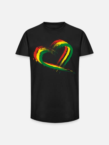 Bolivien - Long Fit Männer T-Shirt - Schwarz