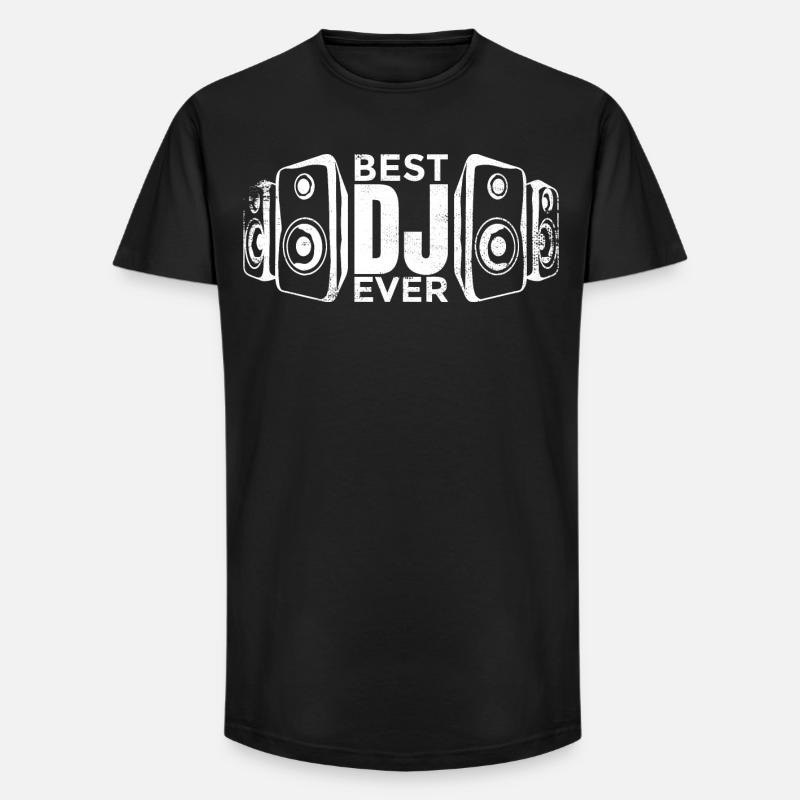 Bester DJ - Long Fit Männer T-Shirt - Schwarz
