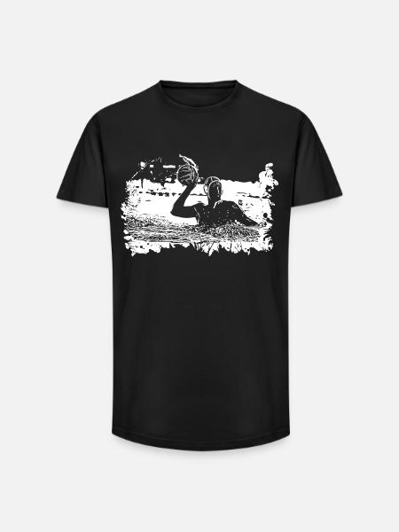 Water polo, water polo - Long Fit Men's T-Shirt - black