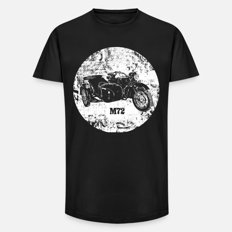 Ural M72 - Long Fit Männer T-Shirt - Schwarz