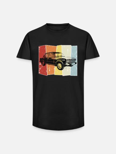Lada Riva - Long Fit Men's T-Shirt - black