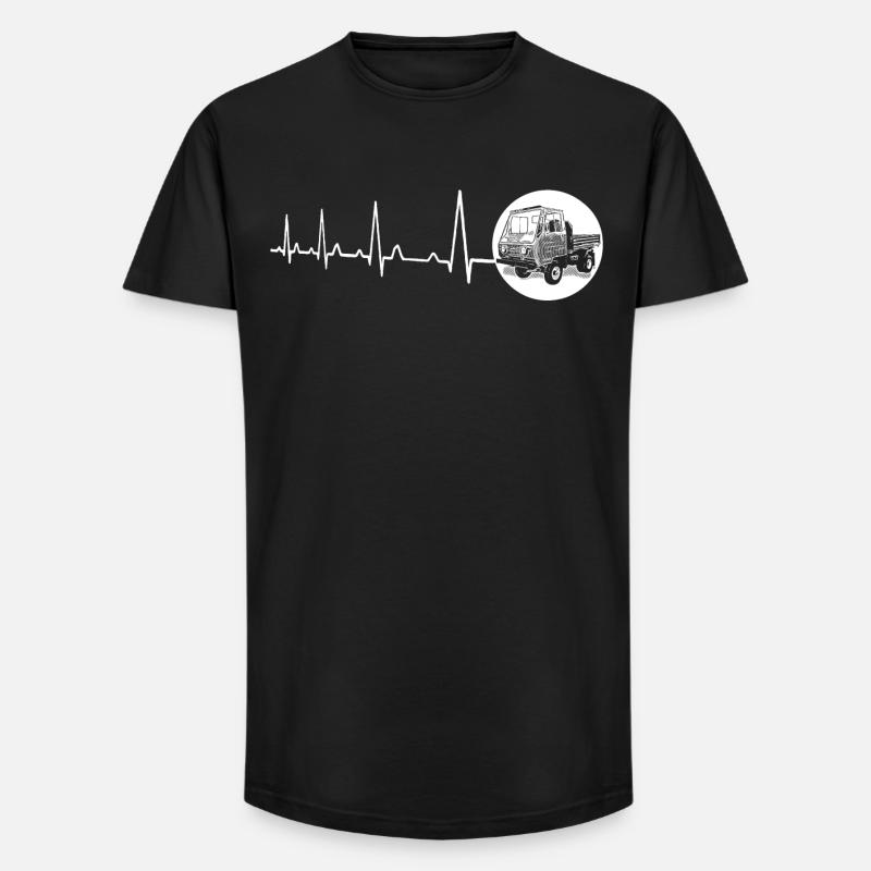 Herzschlag - Multicar M25 - Long Fit Männer T-Shirt - Schwarz