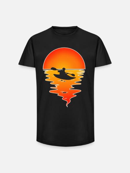 Kayak Kayaker Kayaker - Long Fit Men's T-Shirt - black