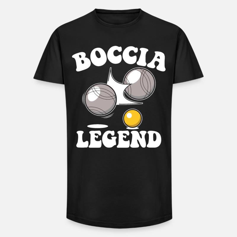Boccia giocatore Boccia e accessori Boccia - T-shirt uomo a vestibilità lunga - nero
