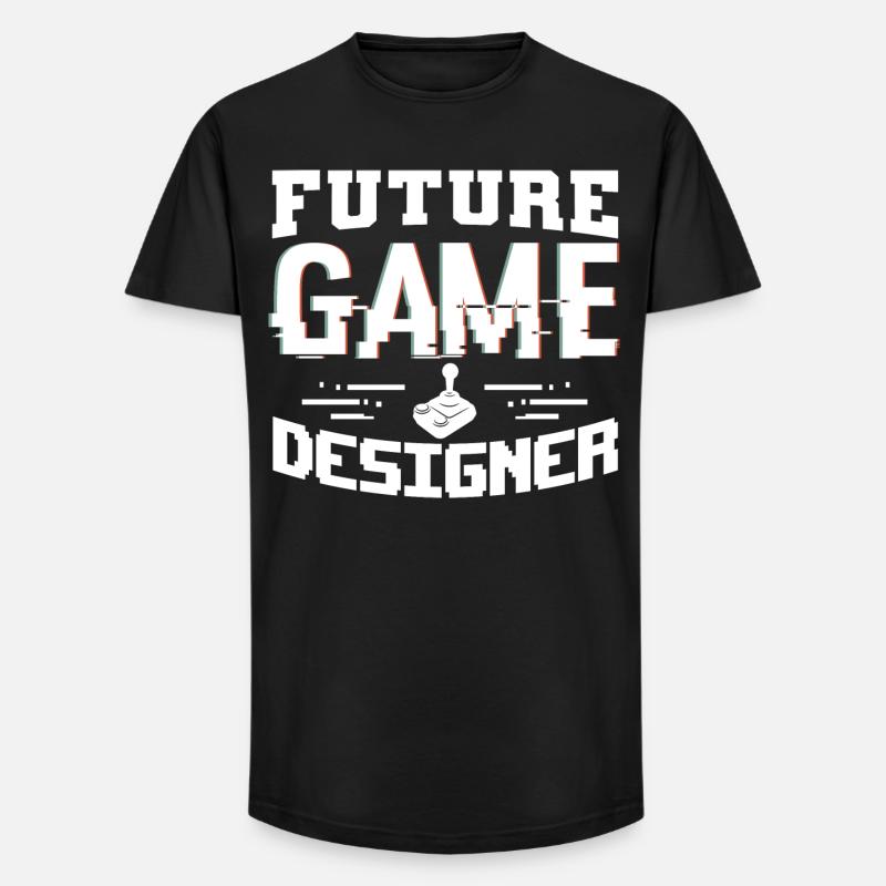 Game Designer Junge - Long Fit Männer T-Shirt - Schwarz
