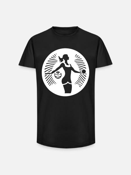 Volleyball player - Long Fit Men's T-Shirt - black