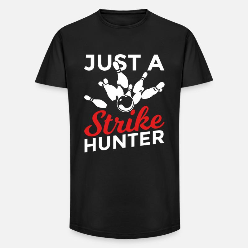 Just A Strike Hunter - Long Fit Männer T-Shirt - Schwarz