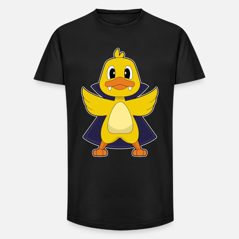 Vampire canard - T-shirt coupe longue homme - noir
