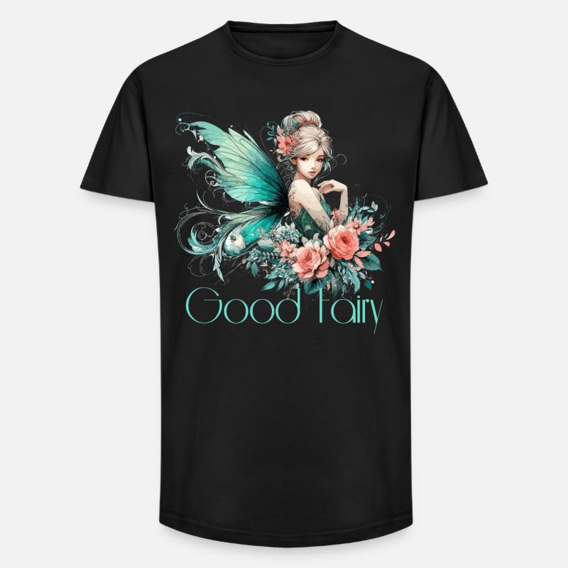 Gute Fee Geschenk - Long Fit Männer T-Shirt - Schwarz