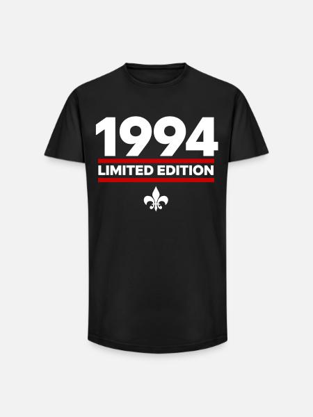 1994 Édition limitée - T-shirt coupe longue homme - noir