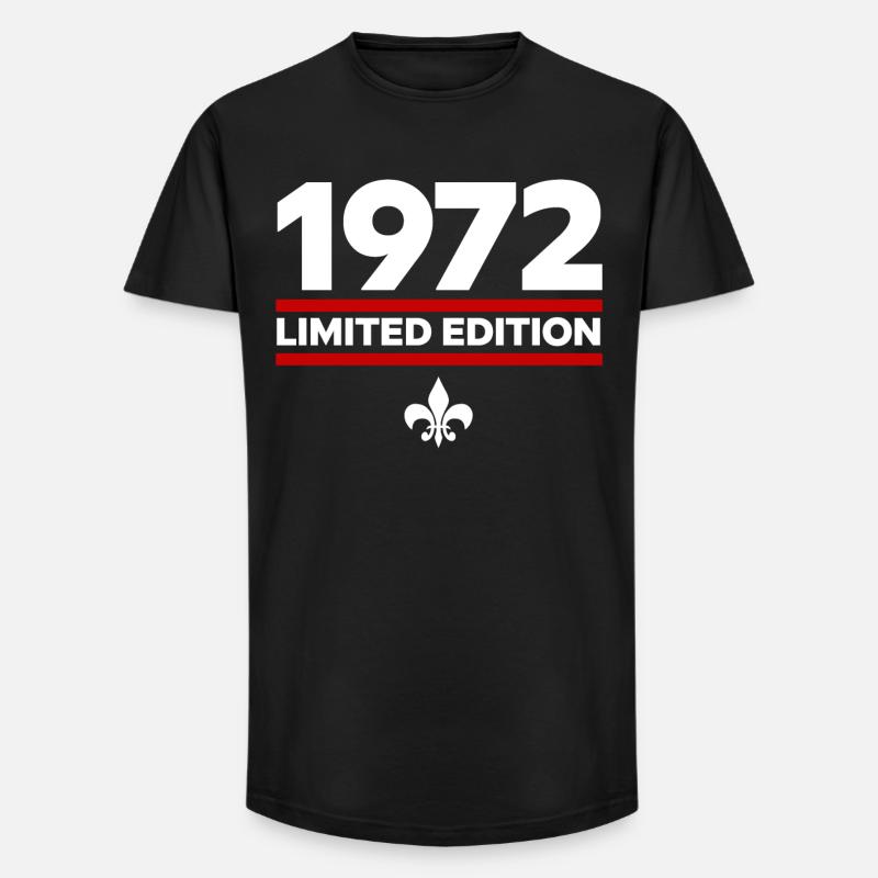 1972 Limited Edition - Long Fit Männer T-Shirt - Schwarz